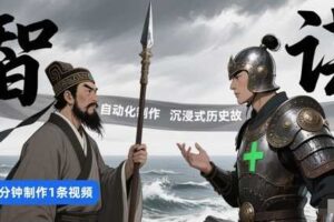 扣子工作流一键生成沉浸式历史故事，一天工作量，3分钟搞定-麦资源网