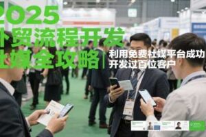 2025外贸流程开发社媒全攻略，利用免费社媒平台成功开发过百位客户-麦资源网