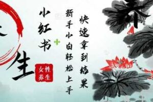 疯狂火爆，用Deepseek小红书平台的女性古声古韵养生爆款，小白轻松制作，快速拿到结果-麦资源网