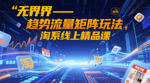 *-趋势流量矩阵玩法，淘系线上精品课
