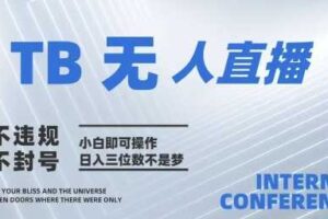 2025年淘宝无人直播带货10.0   全新技术，不违规，不封号，纯小白操作，日入几张【揭秘】-麦资源网