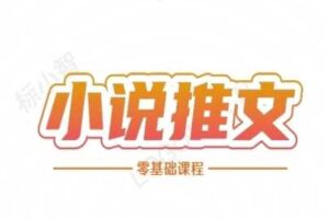 小说推文全流程课程-小说推文零基础教程-麦资源网