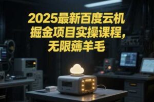 2025最新百度云机掘金项目实操课程单窗口保底5-10元月收益单窗口150+【揭秘】-麦资源网