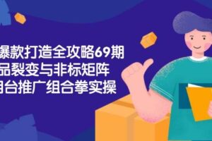 （15102期）淘宝爆款打造全攻略-69期，标品裂变与非标矩阵，万相台推广组合拳实操-麦资源网