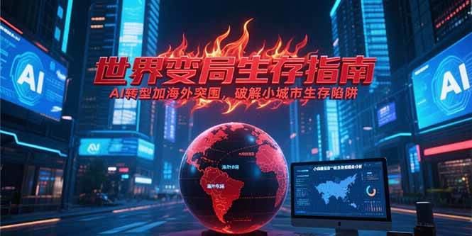 图片[1]-（15220期）付费文章《世界变局生存指南，AI转型加海外突围，破解小城市生存陷阱》
