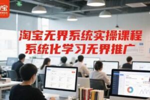 淘宝无界系统实操课程,系统化学习无界推广-麦资源网