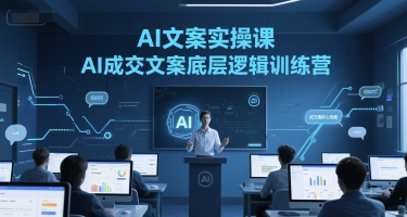 AI文案实操课，AI*文案底层逻辑训练营