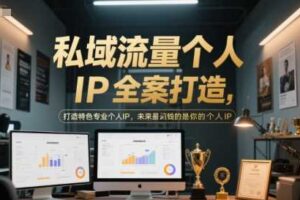 私域流量个人IP全案打造，打造特色专业个人IP，未来最值钱的是你的个人IP-麦资源网
