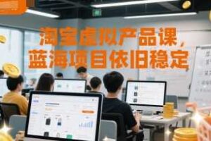淘宝虚拟产品课，蓝海项目依旧稳定-麦资源网