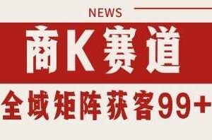 小红书某音商K赛道引流获客 自热矩阵日引200+【揭秘】-麦资源网