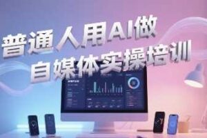 普通一个人用AI做自媒体，助你轻松开启AI自媒体创作之路-麦资源网