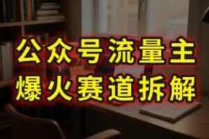 AI公众号流量主爆火赛道拆解—剧评领域，86分钟干货分享-麦资源网