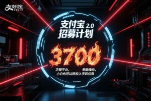 (15510期)支付宝2.0招募计划 单号3700, 正规平台保姆级玩法无脑操作, 小白也…-麦资源网