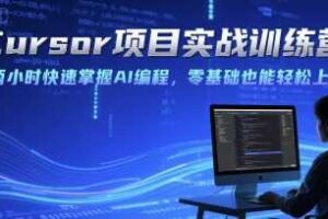 Cursor项目实战训练营，两小时快速掌握AI编程，零基础也能轻松上手-麦资源网