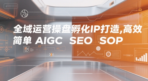 全域运营操盘孵化IP打造，* 简单 AIGC SEO SOP
