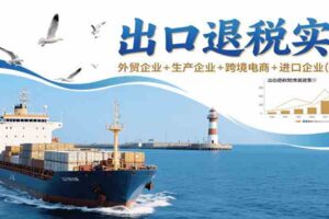 出口退税实操-外贸企业+生产企业+跨境电商+进口企业（四课合一）-麦资源网