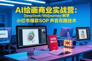 （15460期）AI绘画商业实战营：DeepSeek/Midjourney/教学 小红书爆款SOP 声音克隆技术-麦资源网