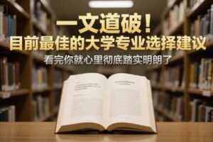付费文章:一文道破!目前最佳的大学专业选择建议,看完你就心里彻底踏实明朗了-麦资源网