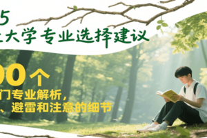 2025最佳大学专业选择建议，100个热门专业解析，推荐、避雷和注意的细节-麦资源网