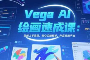 （15470期）Vega AI绘画速成课：快速上手流程，核心功能解析，作品高效产出-麦资源网