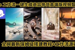 电商人的福音！Coze工作流一键生成”商品带货视频高端版“实操教程，全程保姆级搭建教学教程-麦资源网