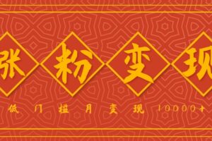 小白一定要做的短视频赛道—国学文化，涨粉变现都很猛，低门槛月变现10000+-麦资源网