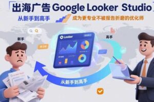 出海广告Google Looker Studio从新手到高手，成为更专业不被报告折磨的优化师-麦资源网