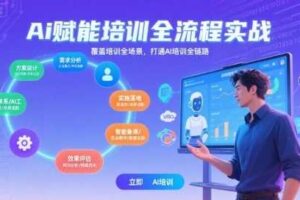 AI赋能培训全流程实站，覆盖培训全场景，打通 Al培训全链路-麦资源网