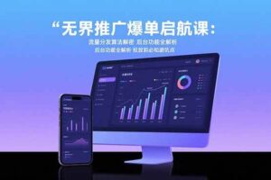 （15567期）无界推广爆单启航课：流量分发算法解密 后台功能全解析 投放前必知避坑点-麦资源网