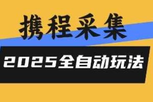 2025携程信息采集全自动玩法，高单价，零人工，全天开干【揭秘】-麦资源网