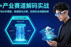 （15712期）AI+产业赛道解码实战：万亿市场分析模型，数据驱动决策，招商机会地图绘制-麦资源网