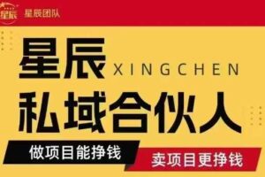 全网首发星辰私域项目合集，最新实操玩法，短期快速实现变现-麦资源网