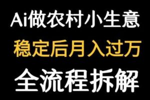 用DeepSeek写农村小生意做流量主  篇篇都是大爆文-麦资源网