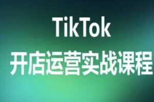TikTok开店运营实战课程，TK跨境电商实操全流程-麦资源网