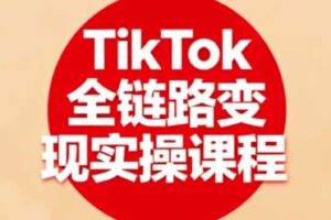 TikTok全链路变现实操课程，全方位助力学员掌握TK变现技能-麦资源网