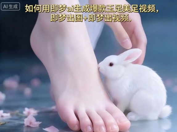 如何用即梦ai生成*玉足美足视频，即梦出图+即梦出视频，快速涨粉