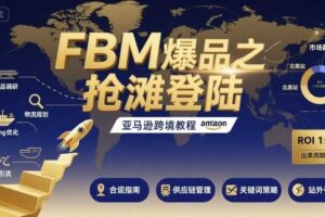FBM爆品之抢滩登陆-亚马逊跨境教程-麦资源网
