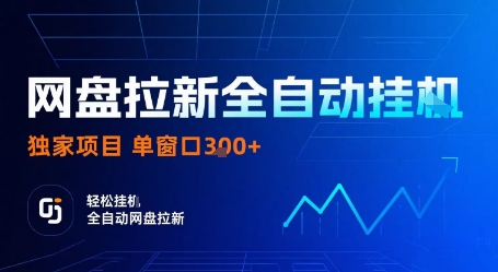 网盘拉新全自动挂G，*项目，全自动运行完成拉新做任务，单窗口3张+【揭秘】