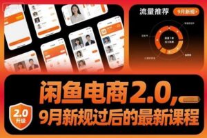 闲鱼电商2.0，9月新规过后的最新课程-麦资源网