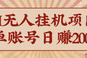 AI无人挂机项目，一个可持续自动化变现收益的玩法，单账号日多赚200+-麦资源网