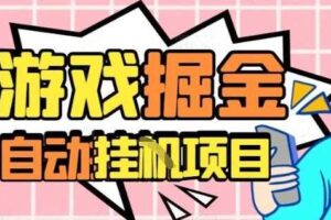 外服热门游戏搬砖，全自动升级打金无脑操作，月入过1W+，长期稳定副业好项目【揭秘】-麦资源网