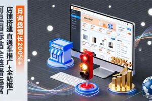 （16311期）阿里国际站全链路运营，店铺搭建+直通车推广+全站推广，月询盘增长200%+-麦资源网