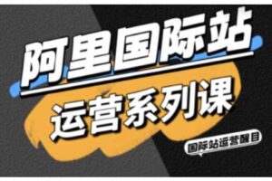 阿里国际站运营系列课，涵盖精准引流、直通车与全站推实战SOP，搭配AI效率工具包与高阶增长玩法-麦资源网