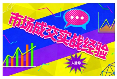 市场*实战经验，从认知觉醒到实操落地，快速掌握市场开拓与**能力