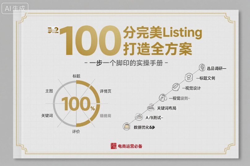 100分*Listing打造全方案，想要*listing*是需要一步一个脚印的