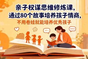 （16455期）亲子权谋思维修炼课，通过80个故事培养孩子情商,不用卷娃就能培养优秀孩子-麦资源网
