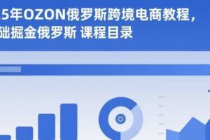 2025年OZON俄罗斯跨境电商教程，0基础掘金俄罗斯-麦资源网