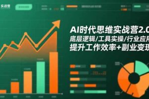 （16506期）AI时代思维实战营2.0：底层逻辑/工具实操/行业应用 提升工作效率+副业变现-麦资源网