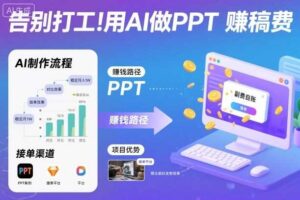 告别打工！用AI做PPT賺稿费，稳定月入1W，提供接单渠道-麦资源网