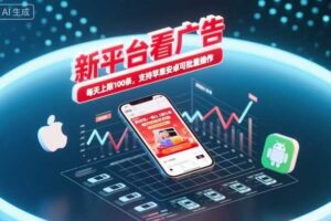 新平台看广告，养好机一条0.3到5米，每天上限100条，支持苹果安卓可批量操作-麦资源网